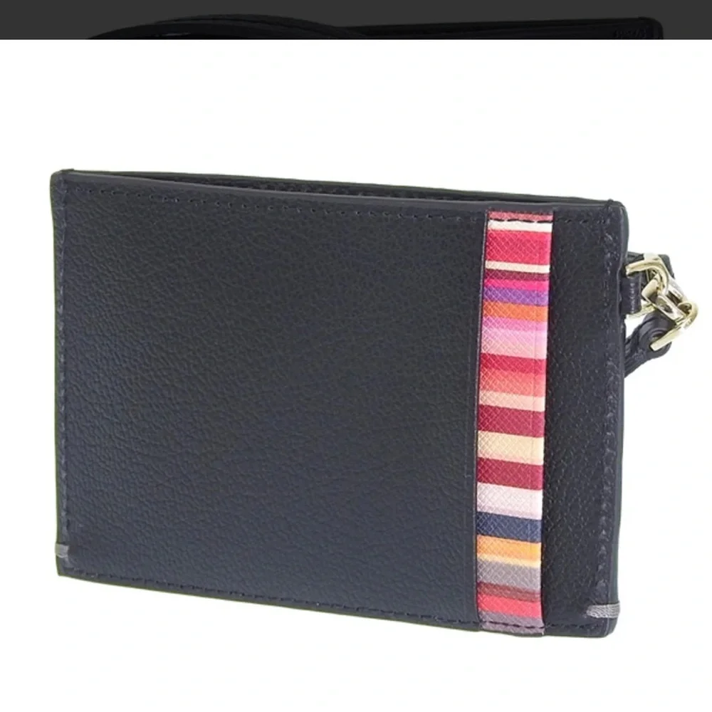 Check out Paul Smith!!Black Textured Leather card holder. NWOT.  Men or women’s